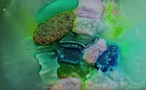 Pills Dissolving In Water Is Pure Art