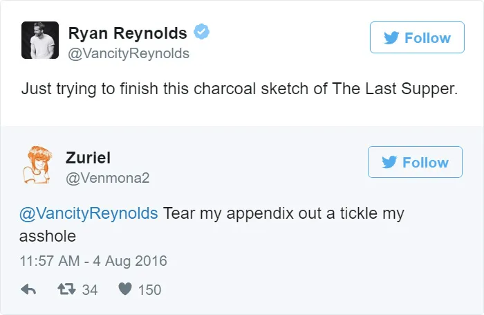 Ryan Reynold's Polite Responses To Horny Fans' Tweets Are Pure Gold