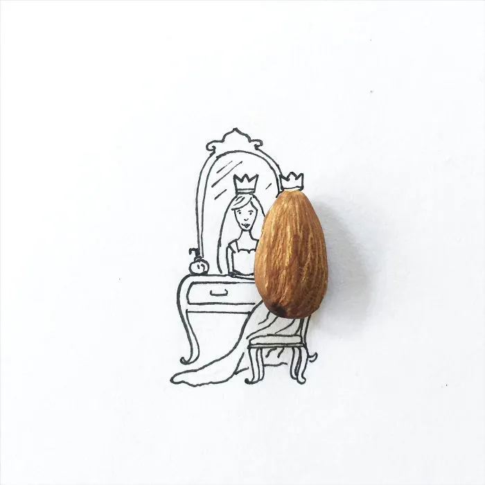 100 Days Of Tiny Things: I Find Small Objects Around Me And Turn Them Into Art
