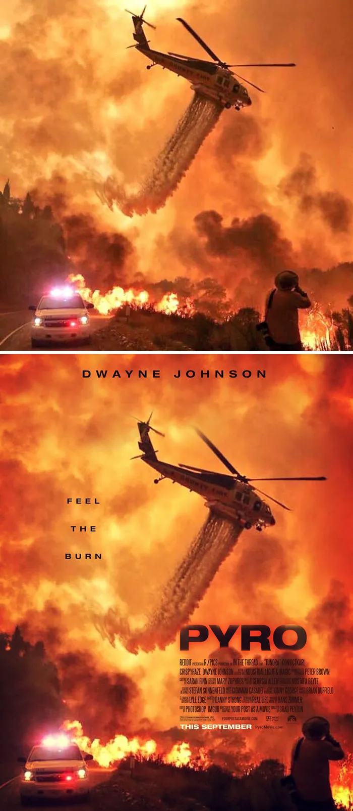 This Guy Is Turning Random People’s Photos Into Movie Posters (62 New Pics)