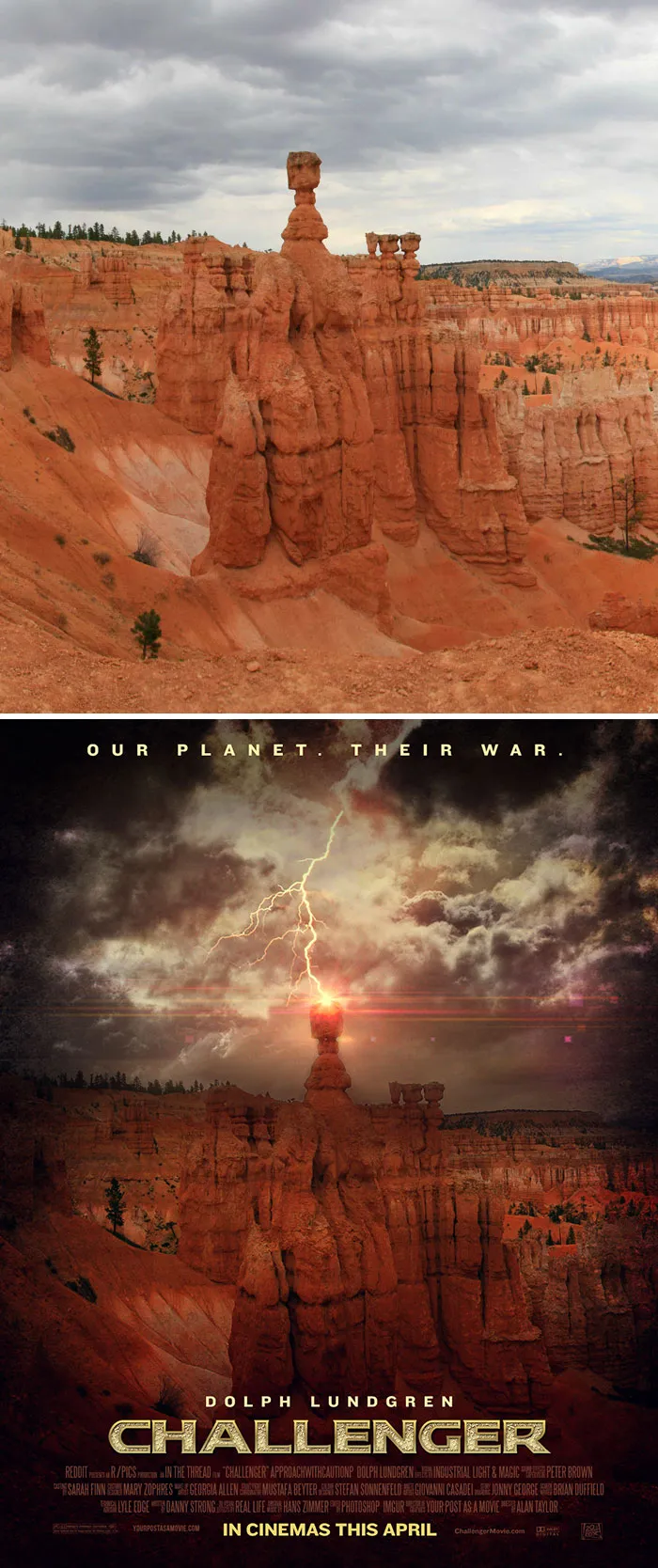 This Guy Is Turning Random People’s Photos Into Movie Posters (62 New Pics)