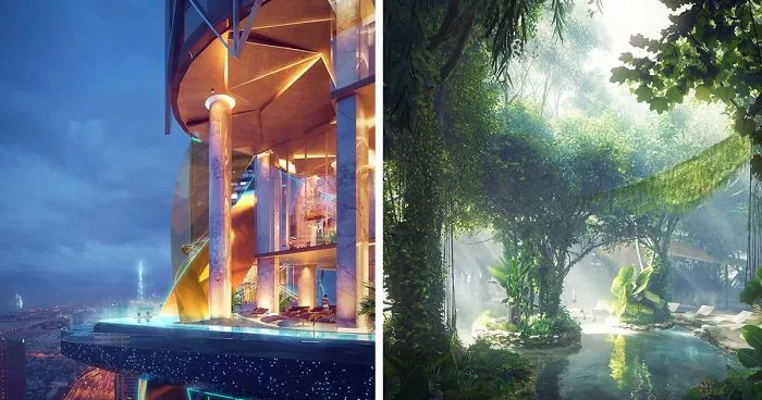 Take A Look Inside The World's First Hotel With It's Own Rainforest