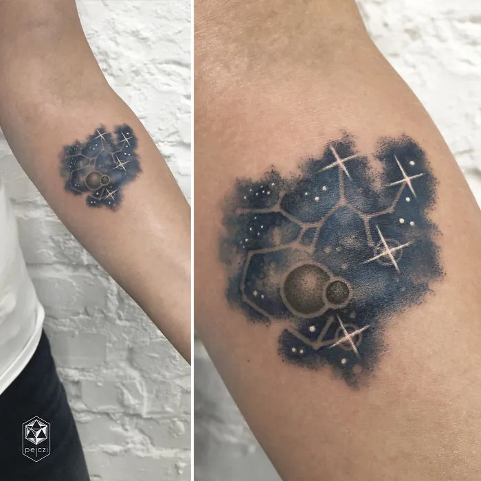 I’ve Quit My 9-To-5 Job And Now I Put Galaxies Onto People's Skin