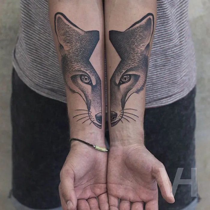 Symmetrical Tattoos By Valentin Hirsch Find Perfect Balance Between Nature And Geometry