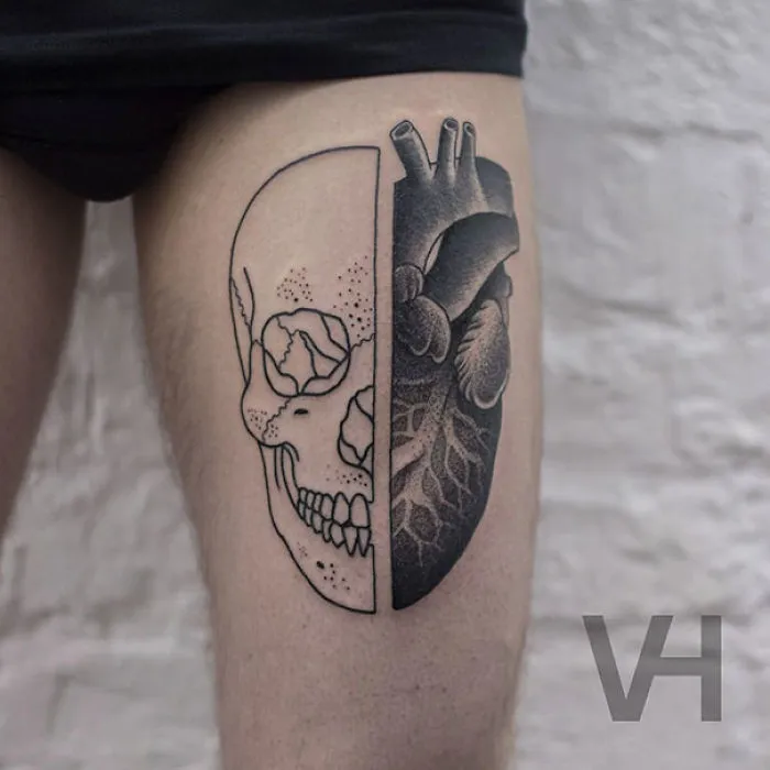 Symmetrical Tattoos By Valentin Hirsch Find Perfect Balance Between Nature And Geometry