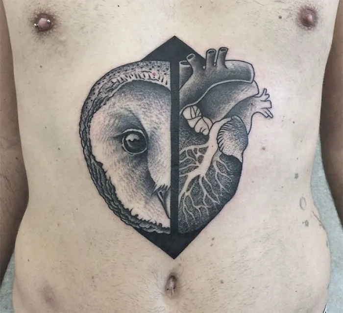 Symmetrical Tattoos By Valentin Hirsch Find Perfect Balance Between Nature And Geometry