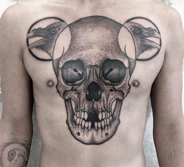 Symmetrical Tattoos By Valentin Hirsch Find Perfect Balance Between Nature And Geometry