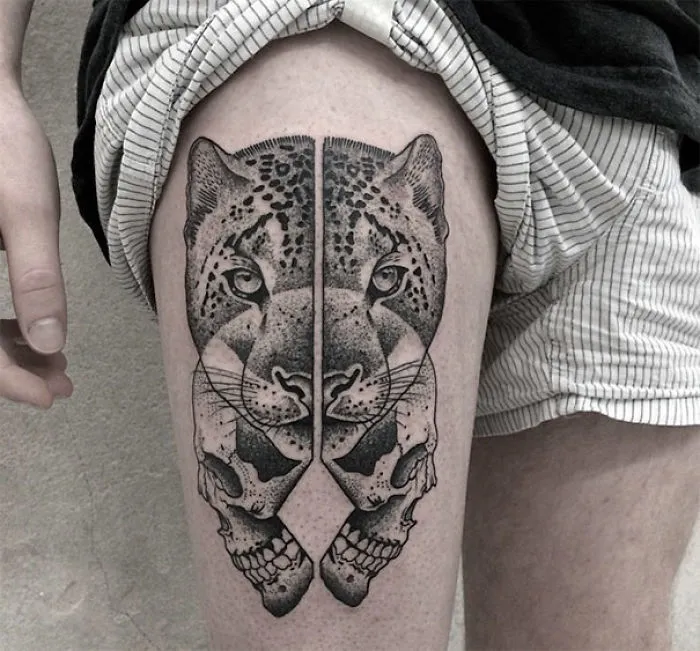 Symmetrical Tattoos By Valentin Hirsch Find Perfect Balance Between Nature And Geometry
