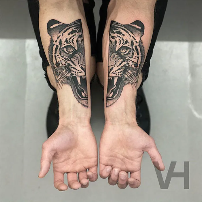 Symmetrical Tattoos By Valentin Hirsch Find Perfect Balance Between Nature And Geometry