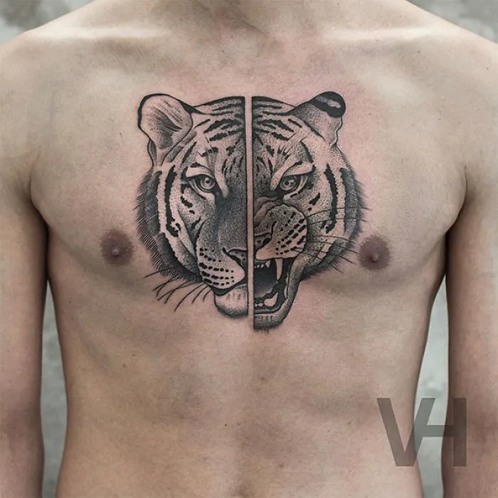Symmetrical Tattoos By Valentin Hirsch Find Perfect Balance Between Nature And Geometry