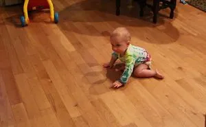 Baby Takes First Steps With Big Brother's Encouragement!