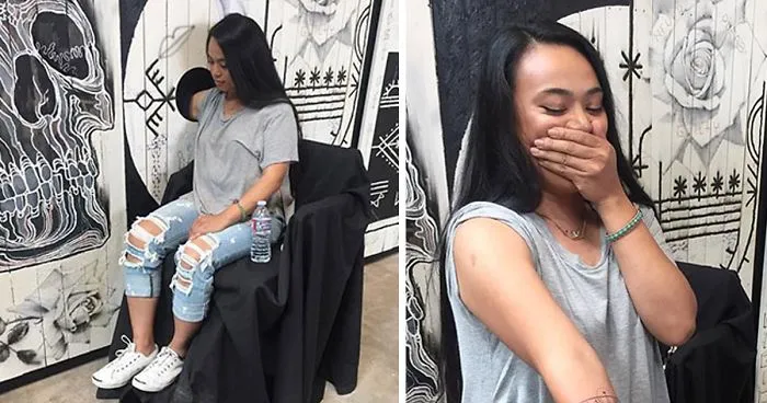 Famous Tattoo Artist Offers To Ink People For FREE If They Agree To Put Their Arms In A Hole For A Surprise