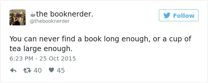 67 Funny Tweets That Only Book Worms Will Understand