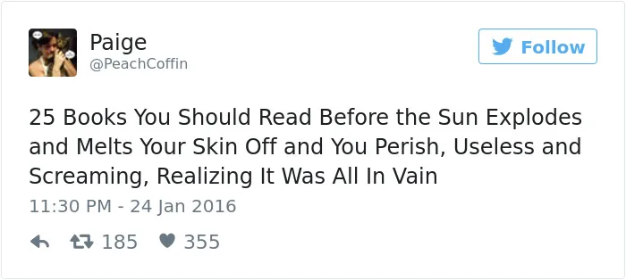 67 Funny Tweets That Only Book Worms Will Understand