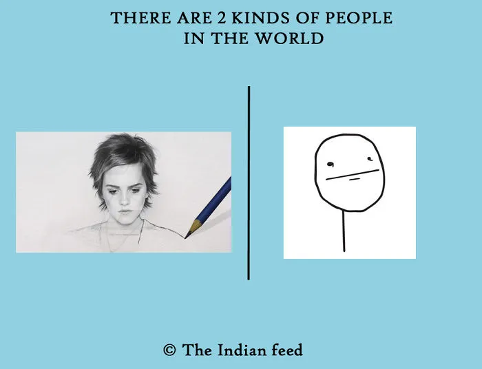 I Created 9 Funny Illustrations That Show The Two Kinds Of People In The World