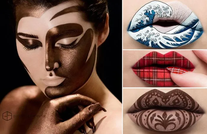 Body Painting And Lip Art