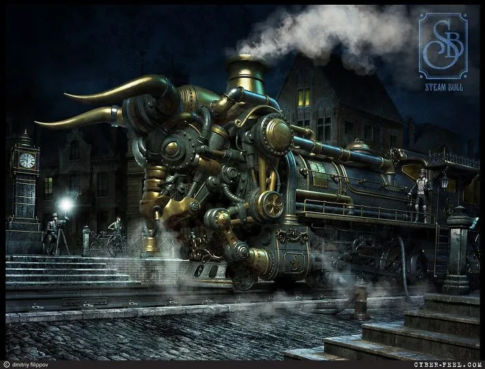 Steampunk Digital Art Paintings And Zodiac Signs