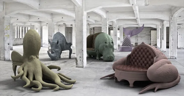 Quirky Animal Shaped Furniture, Chairs And Sofas