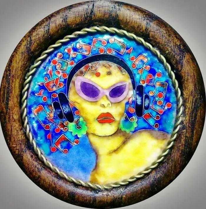 Georgian Artist Makes Beautiful And Creative Cloisonne Enamel Jewelry And Souvenirs (all Handmade)