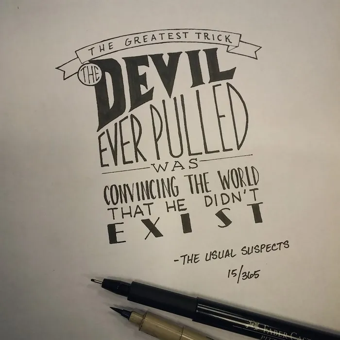 Artist Spends 365 Days Hand-Drawing 365 Movie Quotes