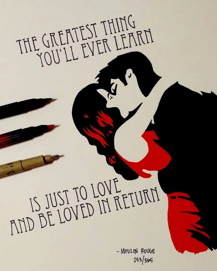 Artist Spends 365 Days Hand-Drawing 365 Movie Quotes