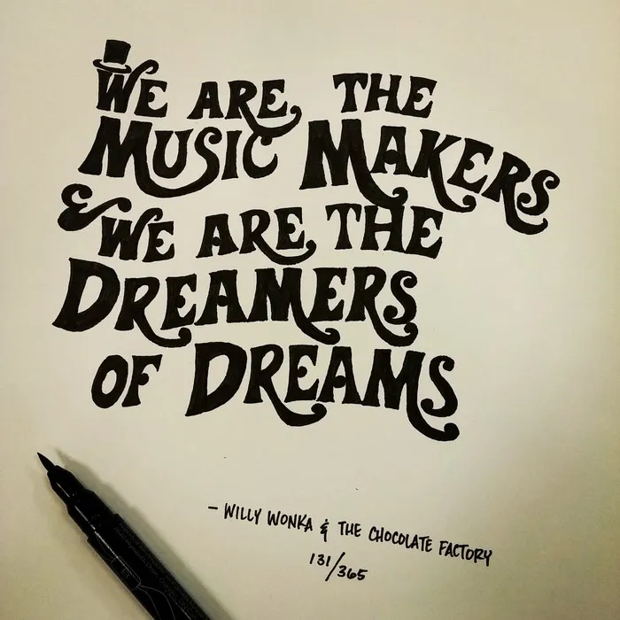Artist Spends 365 Days Hand-Drawing 365 Movie Quotes
