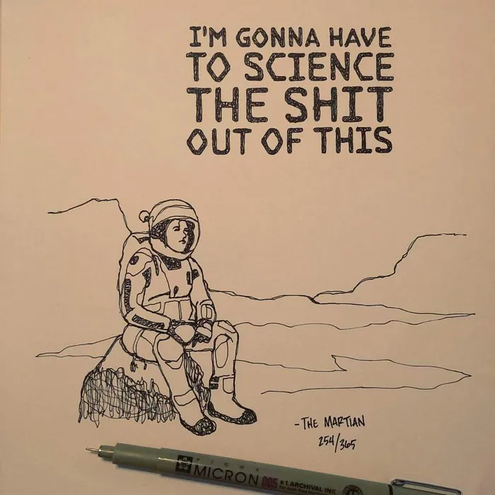 Artist Spends 365 Days Hand-Drawing 365 Movie Quotes