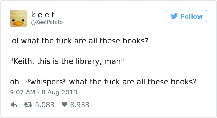 67 Funny Tweets That Only Book Worms Will Understand