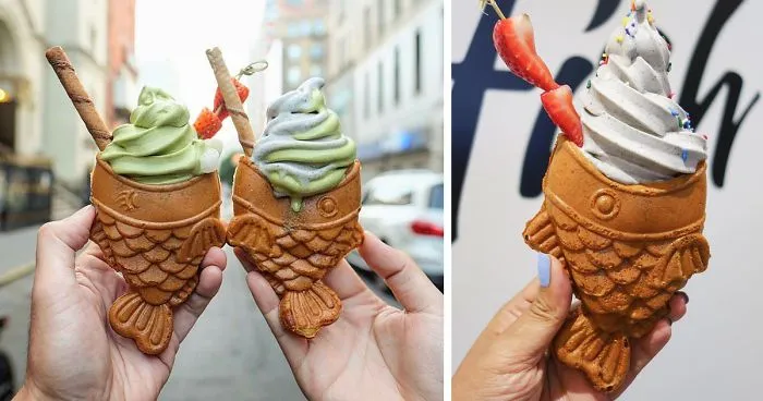 New Yorkers Are Going Crazy For These Adorable Fish Ice Creams