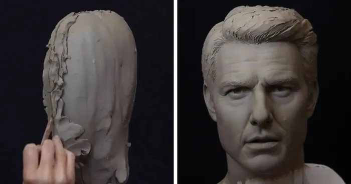 4 Weeks Sculpting Tom Cruise Condensed To Just 1 Minute