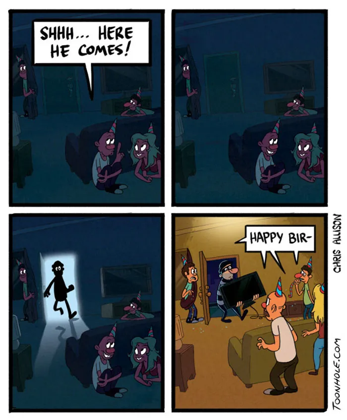 119 Cartoons By Toon Hole That End So Unexpectedly It Will Make You Laugh