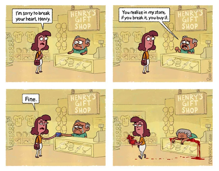 119 Cartoons By Toon Hole That End So Unexpectedly It Will Make You Laugh