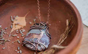 Large Ancient Forests Inspired Me To Create This Wire Wrapped Jewelry