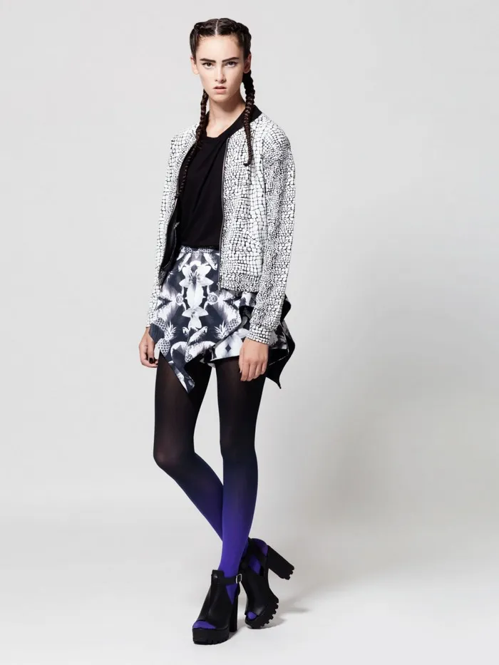 Ombre Tights Hand-Dyed By Tiffany Ju