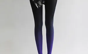 Ombre Tights Hand-Dyed By Tiffany Ju