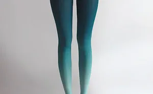 Ombre Tights Hand-Dyed By Tiffany Ju