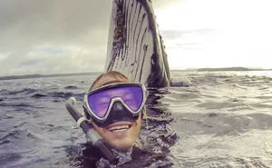 Guy Gets Photobombed By Whale