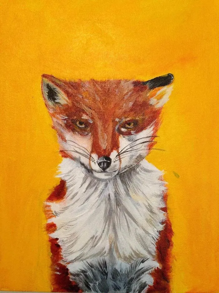I Made This With Acrylic