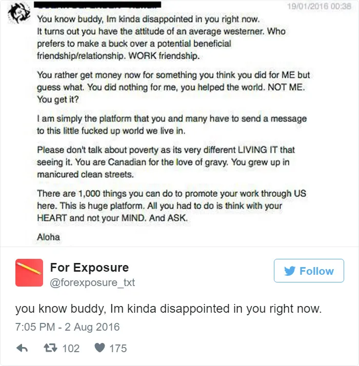 For Exposure