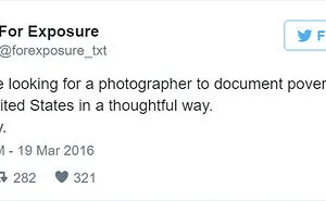 97 People Who Think They Can Pay Artists In "Exposure"