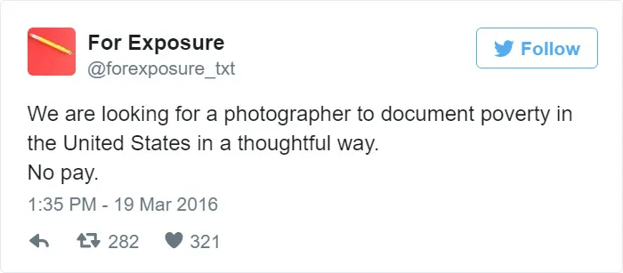 For Exposure