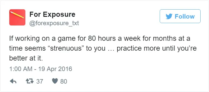 97 People Who Think They Can Pay Artists In "Exposure"