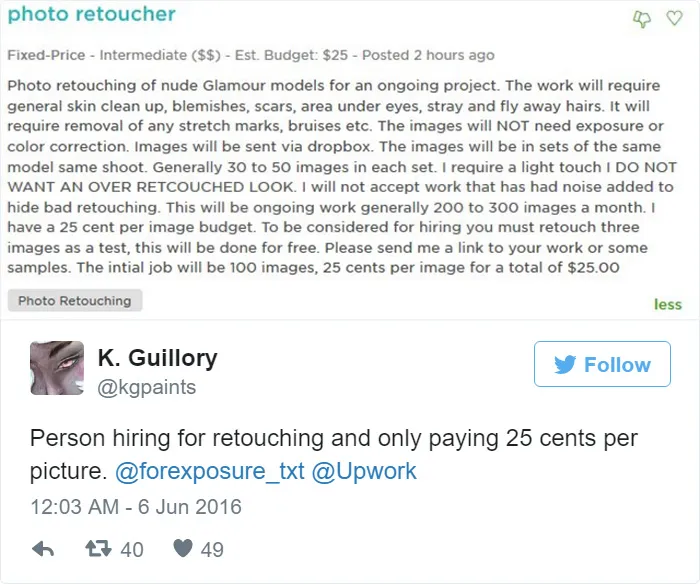97 People Who Think They Can Pay Artists In "Exposure"