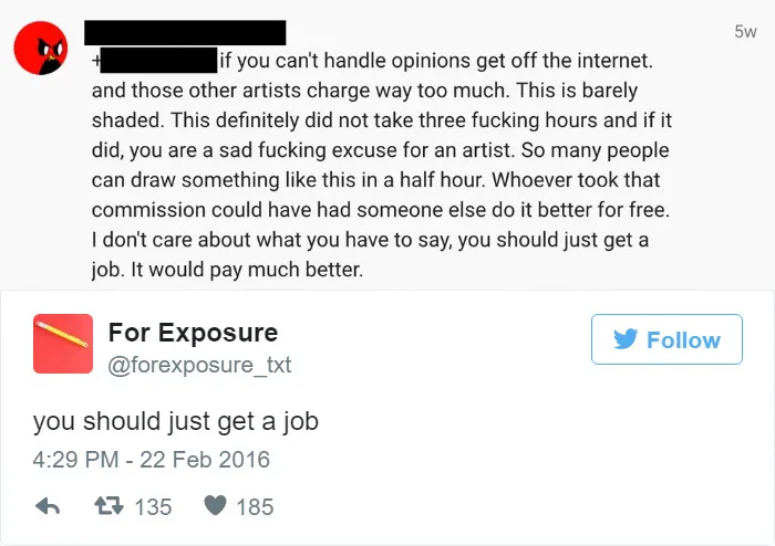 97 People Who Think They Can Pay Artists In "Exposure"