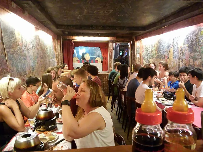 Drink Wine From Baby Bottles, Le Refuge Des Fondus, Paris, France