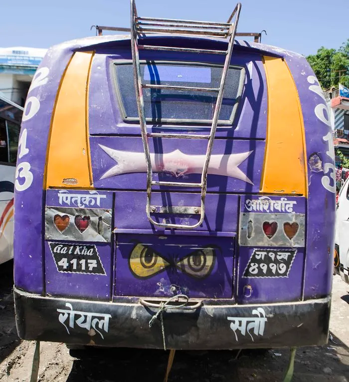 10+ Of The Most Colorful Local Buses In Nepal