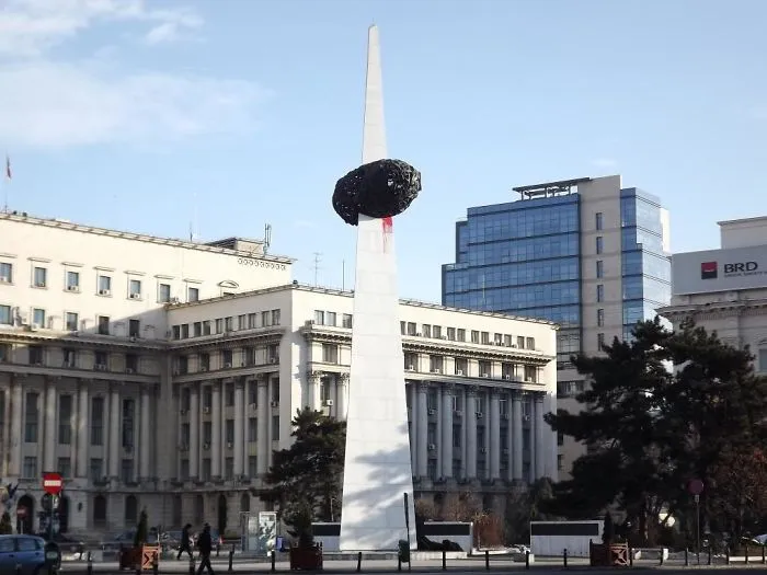 Bucharest ,romania , Revolution Square . This Must Be An Potato
