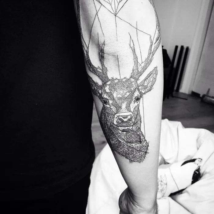 Colorful And Sketchy Tattoos By Vesna