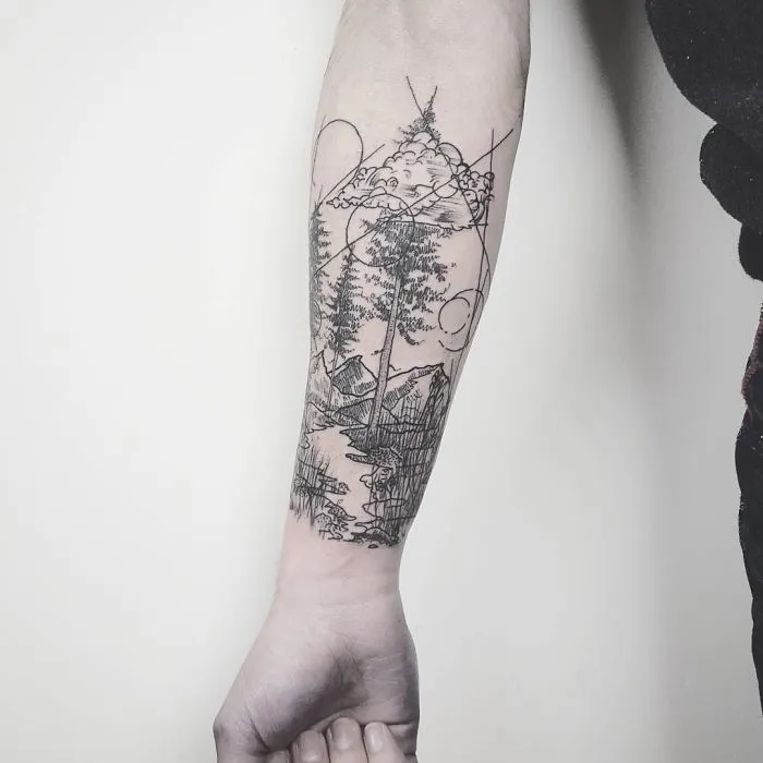 Colorful And Sketchy Tattoos By Vesna