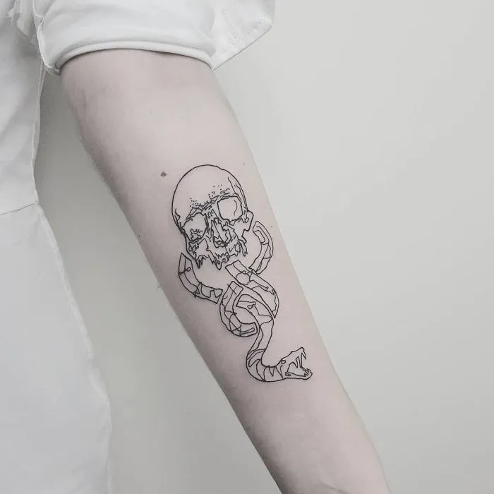 Colorful And Sketchy Tattoos By Vesna